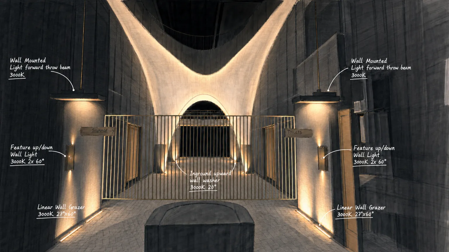 80 OConnell public space lighting